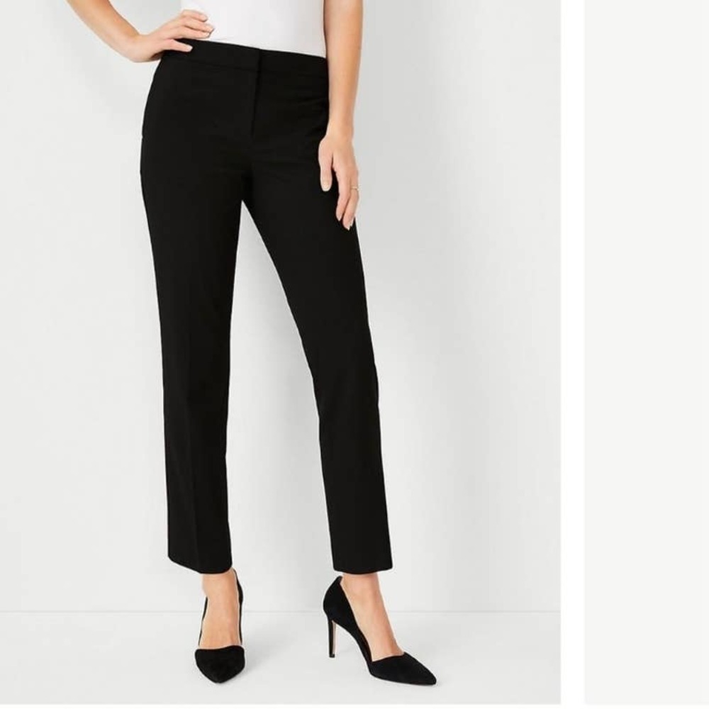 Loft Marisa Black Ankle Pants Size 4